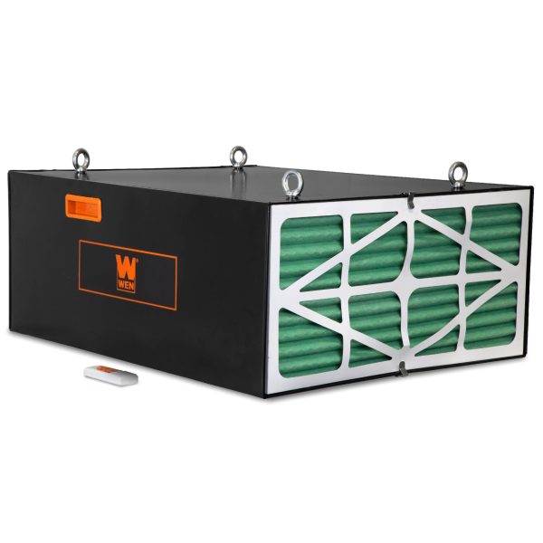 WEN 3416T 4.2-Amp 3-Speed Remote-Controlled Industrial-Strength Air Filtration System (750 950 1270 CFM) Online - Image 2