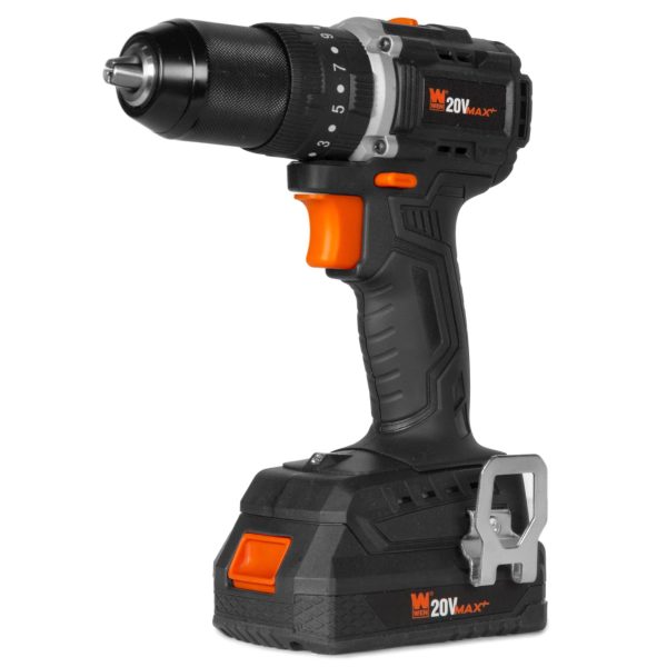 WEN 20121 20V Max Brushless Cordless 1 2-Inch Hammer Drill and Driver with 2.0 Ah Lithium-Ion Battery and Charger Fashion