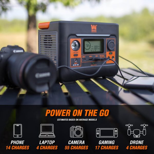 WEN PP300i 300-Watt 269Wh Lithium-Ion Power Station and Battery-Powered Inverter Generator Cheap - Image 3