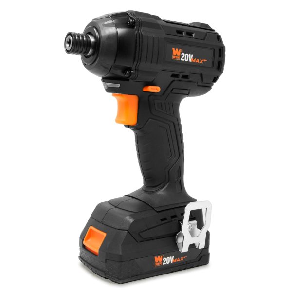 WEN 20135 20V MAX Lithium-Ion 1 4-Inch Brushless Cordless Impact Driver w  2.0 Ah Battery and Charger For Discount