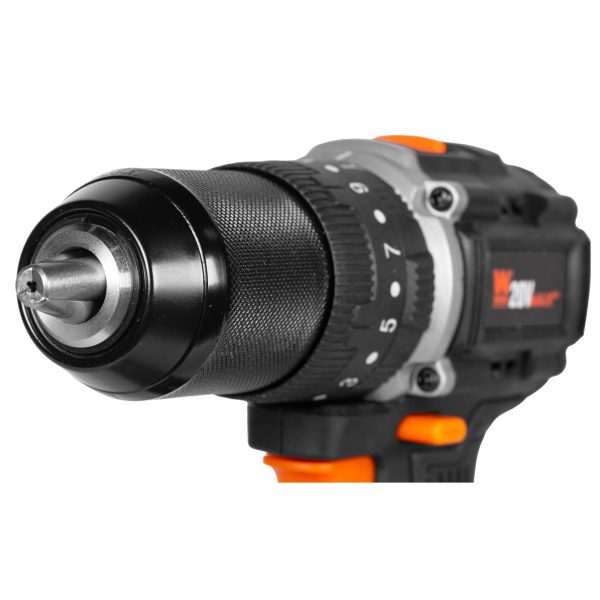 WEN 20121 20V Max Brushless Cordless 1 2-Inch Hammer Drill and Driver with 2.0 Ah Lithium-Ion Battery and Charger Fashion - Image 3