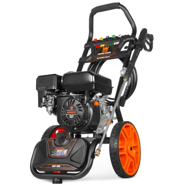 WEN PW224G 3400 PSI Gas Pressure Washer with 223cc Engine, 2.7 GPM Flow Rate and Onboard Soap Tank Fashion - Image 2