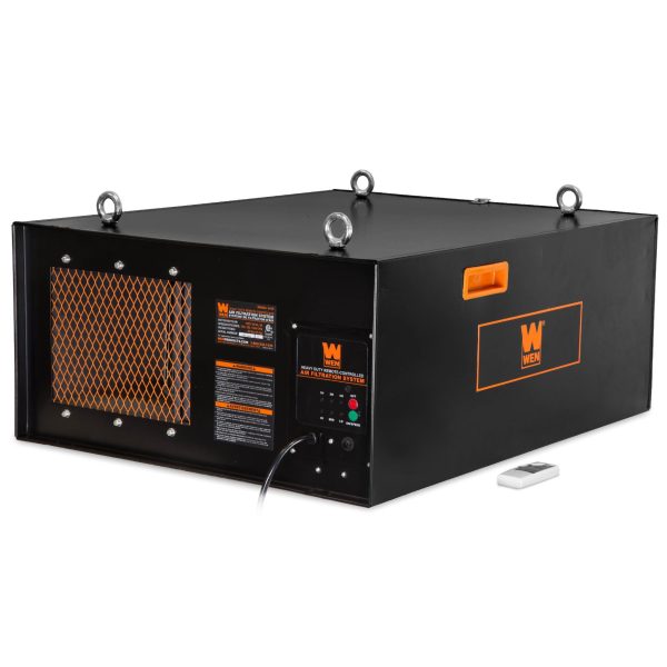 WEN 3416T 4.2-Amp 3-Speed Remote-Controlled Industrial-Strength Air Filtration System (750 950 1270 CFM) Online