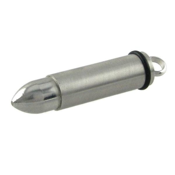 Hollow Stainless Steel Bullet Shape Pendant Online - Image 4