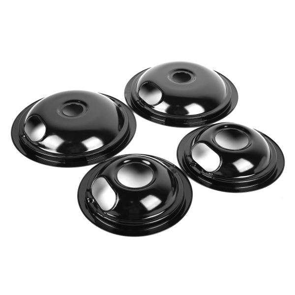 WEN Handyman Q-K0038 Drip Pan Set, 4 piece set (OEM part number W10290350 Range Drip Pans and W10290353 Burner Drip Pans) Online Hot Sale - Image 2