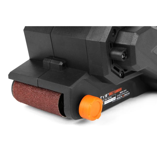 WEN 20418 20V Max Cordless Belt Sander, Variable Speed, Handheld and Portable with 4.0Ah Battery and Charger on Sale - Image 4