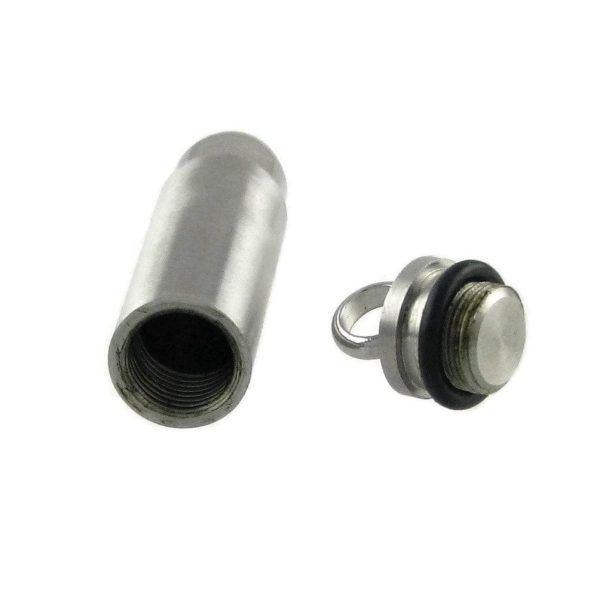 Hollow Stainless Steel Bullet Shape Pendant Online - Image 2