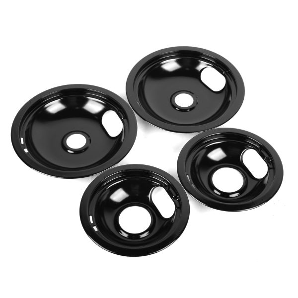 WEN Handyman Q-K0038 Drip Pan Set, 4 piece set (OEM part number W10290350 Range Drip Pans and W10290353 Burner Drip Pans) Online Hot Sale