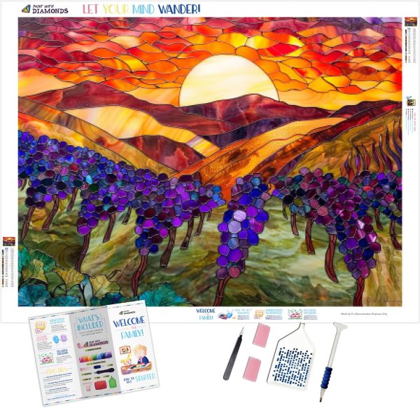 Rows Of Grape Vines Hot on Sale