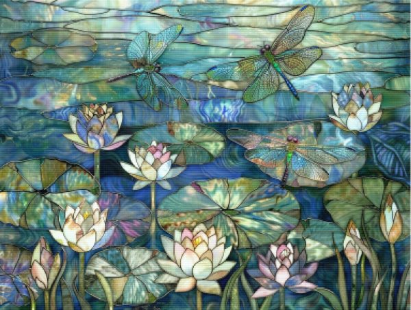 Dragonfly Pond Scene Discount - Image 5