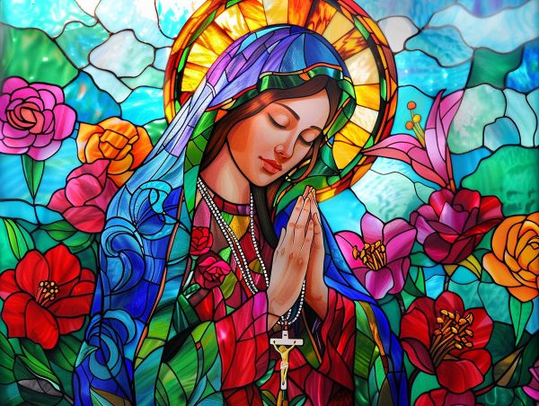 Sacred Rosary Virgin Mary Fashion - Image 2
