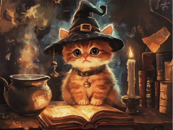 Kitten in a Wizard Hat For Cheap - Image 5