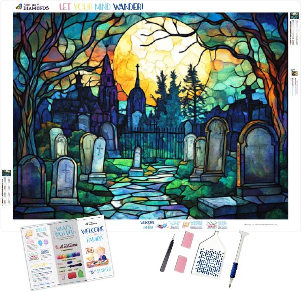 Colorful Ghostly Graveyard Online