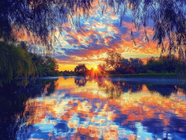 River Reflections at Sunset Online now - Image 2