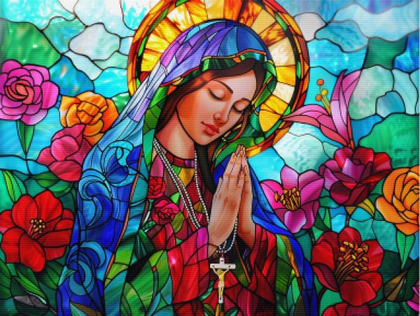 Sacred Rosary Virgin Mary Fashion - Image 5