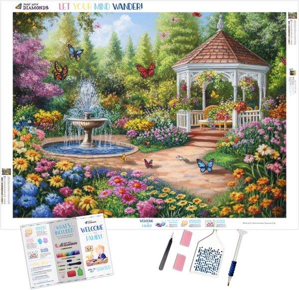 Charming Gazebo Stands In The Center Hot on Sale