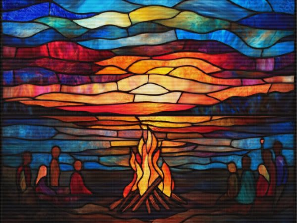 Warm Sunset Bonfire Fashion - Image 5