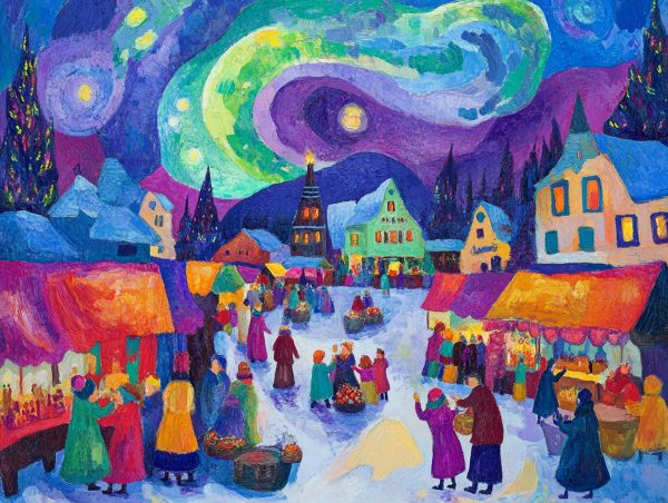 Aurora at the Winter Market Online Sale - Image 2