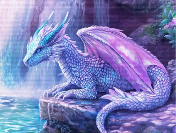 Waterfall Serenity Dragon Hot on Sale - Image 5