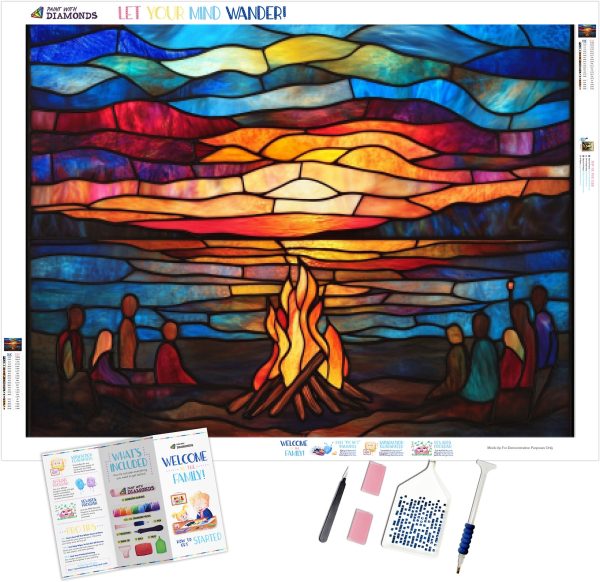 Warm Sunset Bonfire Fashion