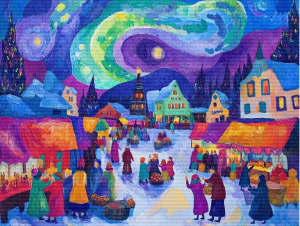 Aurora at the Winter Market Online Sale - Image 5