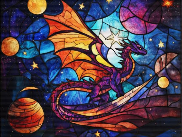 Celestial Fantasy Stained Glass Cheap - Image 5