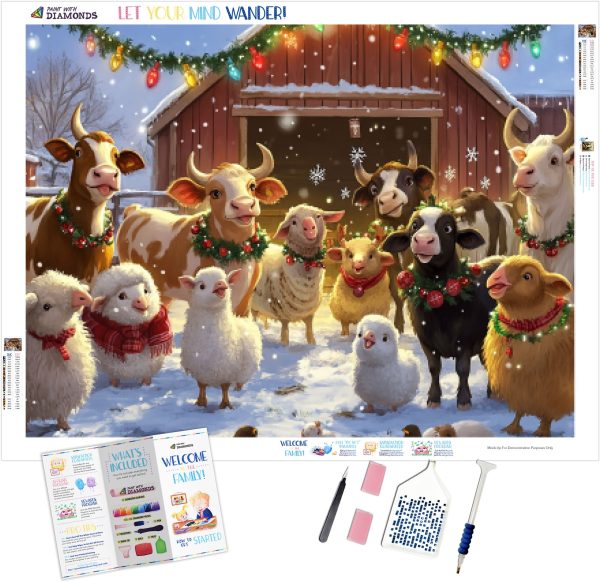 Holiday Farmyard Gathering For Sale