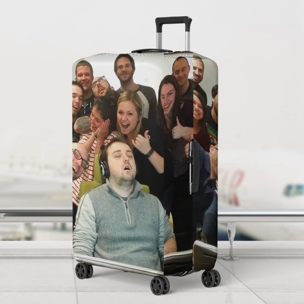 Custom Photo Luggage Cover, Funny Gift For Friends Upcoming Trips 03qhqn060724 For Sale - Image 3